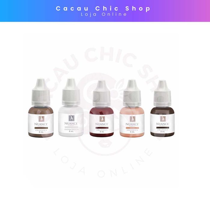 Kit Nuance 5 Pigmentos Paramédica / Micropigmentação Microblading