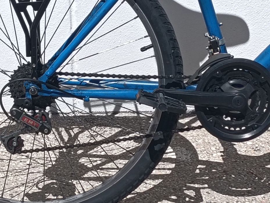 Bicicleta 26" azul - Bom Estado - Pronta a Andar