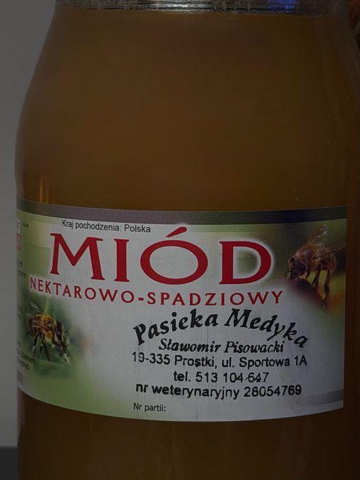 Sprzedam miód z własnej pasieki