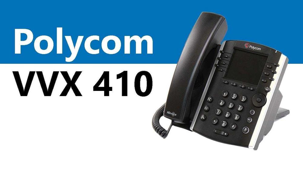 Telefon VOIP POLYCOM VVX410 SIP oraz obsługa SKYPE