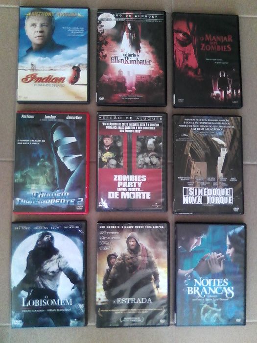 Lote de dvd's novos alguns mais raros