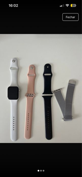 Apple Watch SE • 44 mm• Prateado