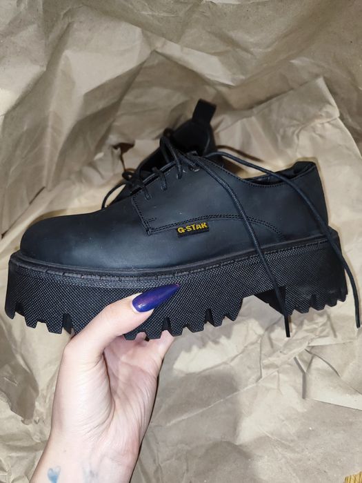 туфлі лофери/дербі/оксфорди шкіряні