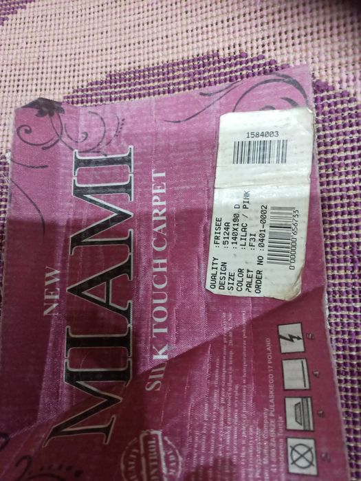 Dywan fioletowy 190x140