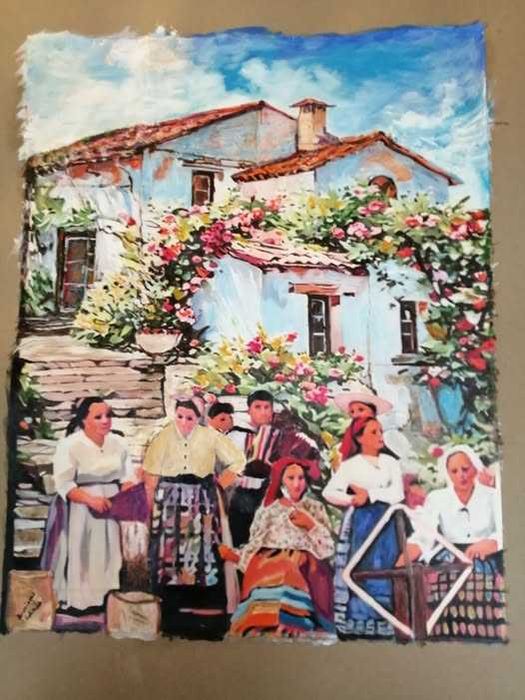 pintura acrilica 40x50cm