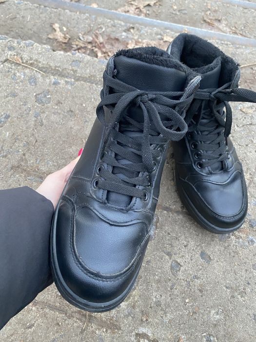 Кросівки високі хайтопи теплі