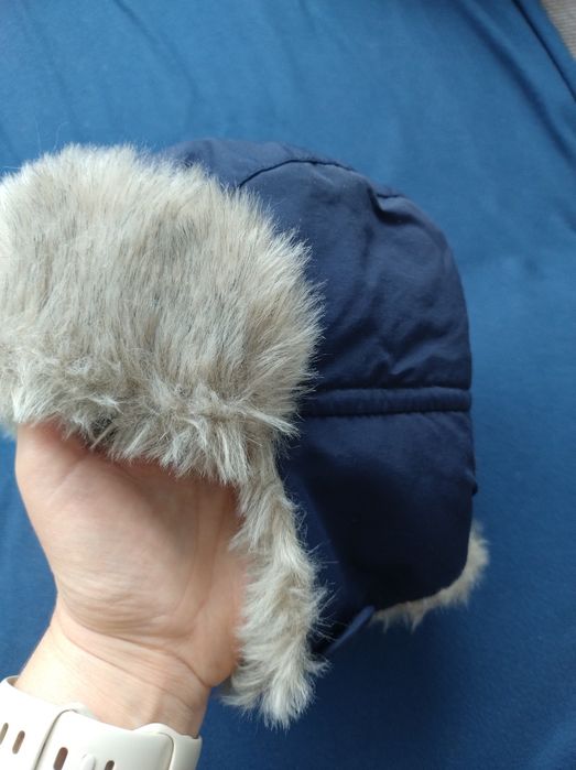 Czapka uszatka na 3-4 latka