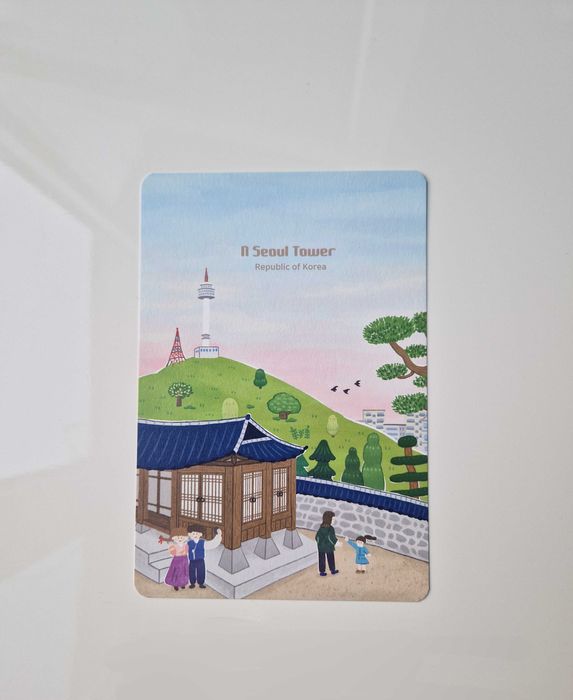 Pocztówka Seul, Korea Południowa