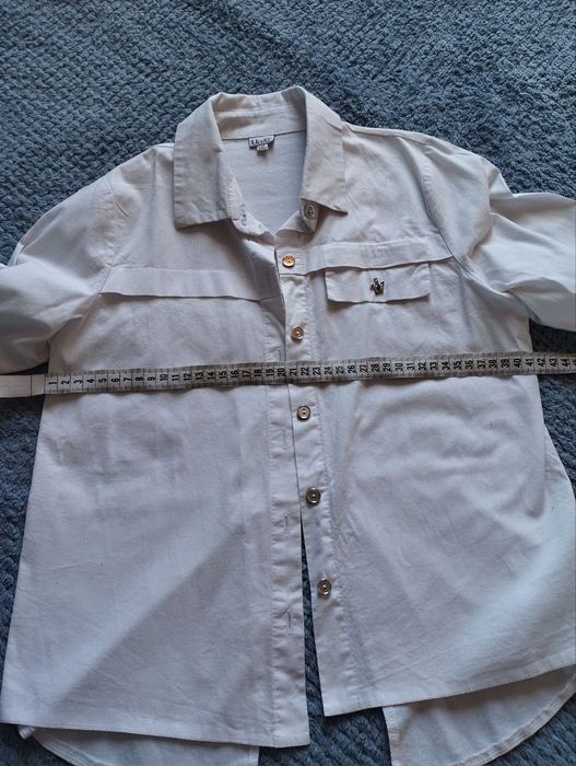 Шкільна сорочка з довгим рукавом