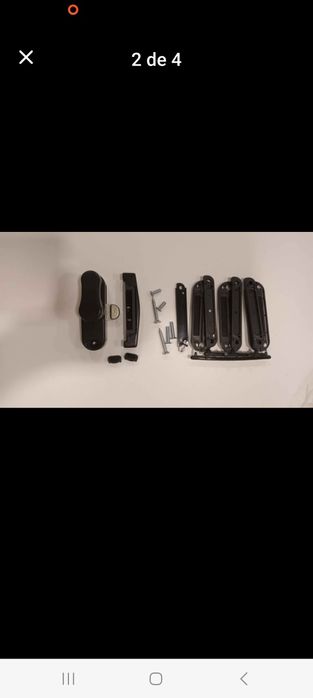 Fechos para janelas de alumínio em preto, marca MR