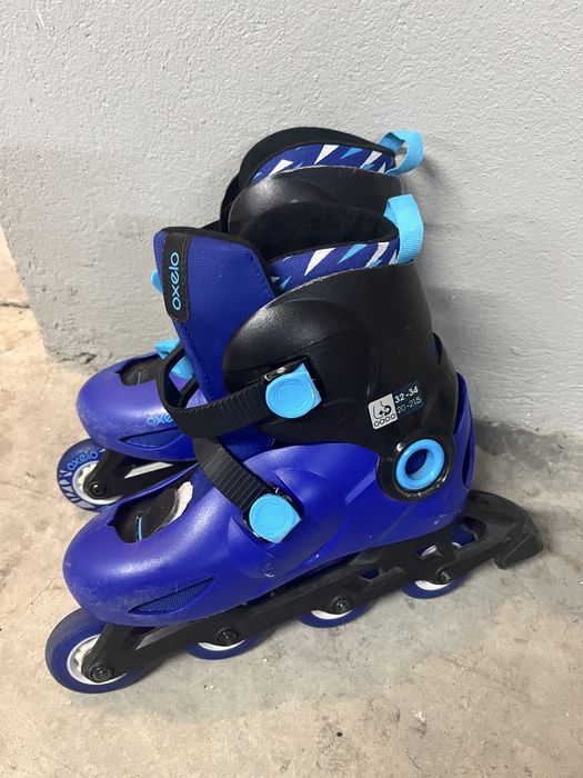 Patins com rodas para menino, tamanho 32-34