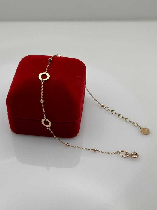 Золотий браслет, вага 1,08 грам, артикул 1