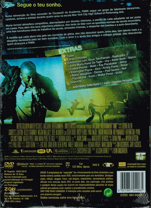 Filme em DVD: Fama (2009) "Fame" - NOVO! A Estrear! SELADO!