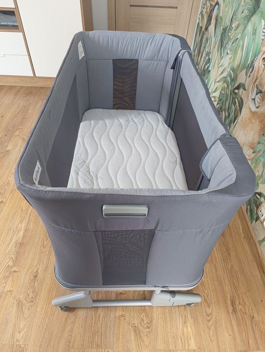CHICCO NEXT2ME FOREVER moon grey -  łóżeczko dostawne3w1 0-22kg