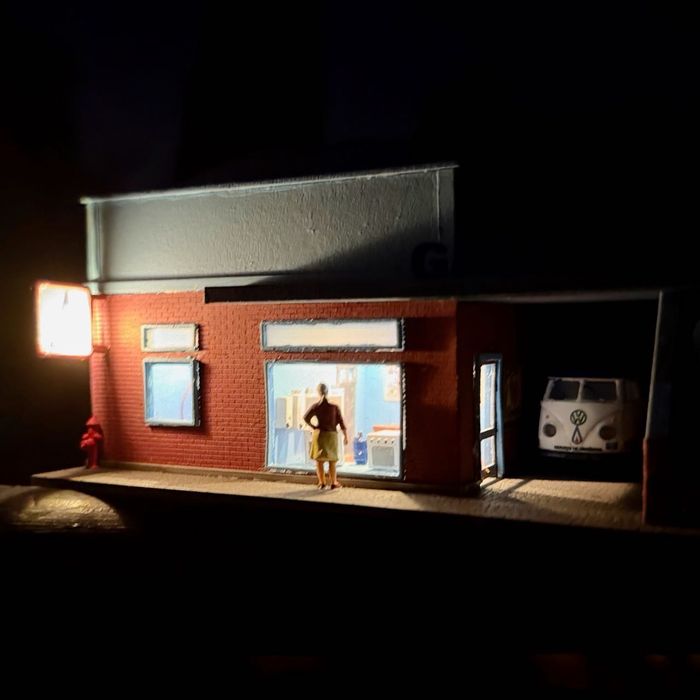 Maquete Modelismo Artesanal - Gazcidla, anos '70