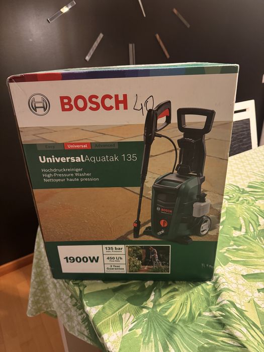 Lavadora de alta pressão BOSCH AQUATAK 135 360CLEAN Nova