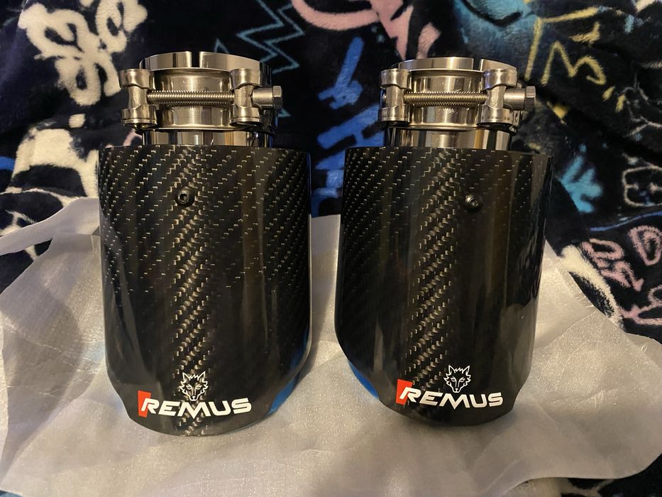 Ponteiras de Escape REMUS em Fibra de Carbono – NOVAS