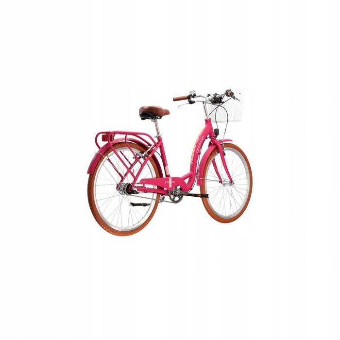 Rower Miejski Damka Le Grand Lille 3 Różowy Beżowy Roz M 17" *Koła 26*