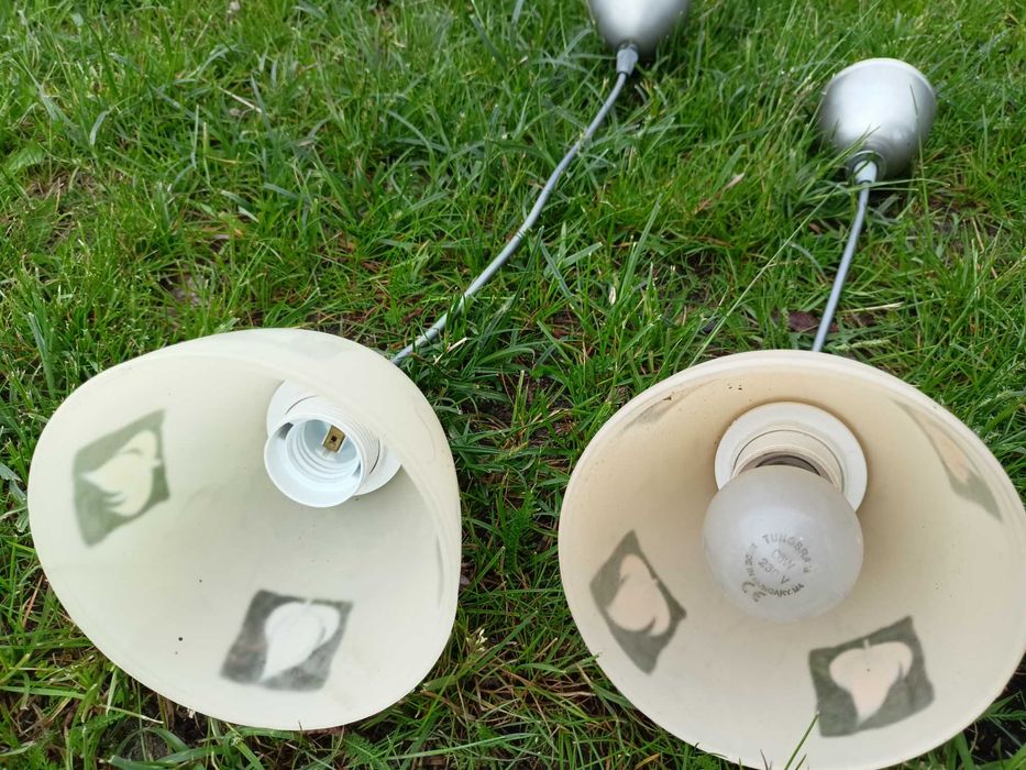 Lampa wisząca szklana