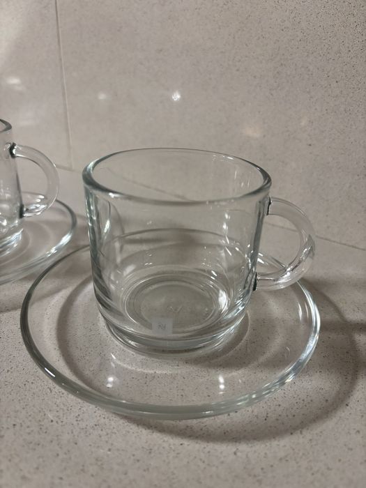 4 Chávenas com pires Nespresso