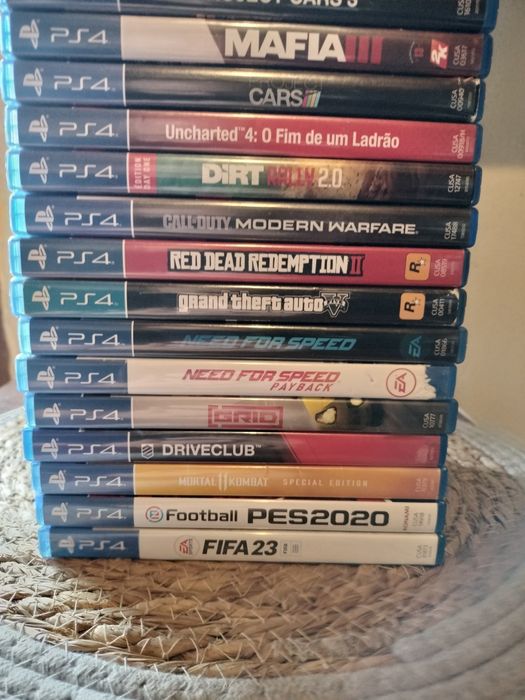 Lote de jogos para PS4