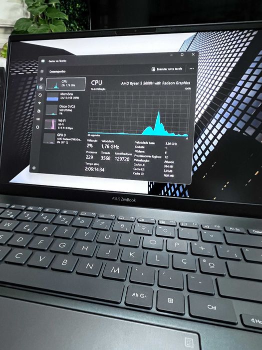 Zenbook Premium | Ecrã OLED | Ryzen 5 5600H NEGOCIÁVEL