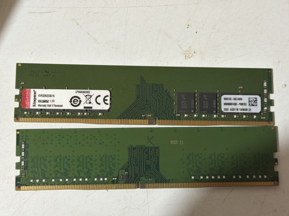 Kingston RAM 16GB DDR4 3200MHz CL22 Desktop