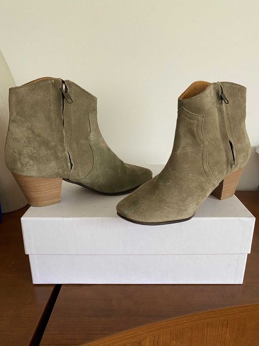 Isabel Marant Dicker Botki Taupe rozmiar 37