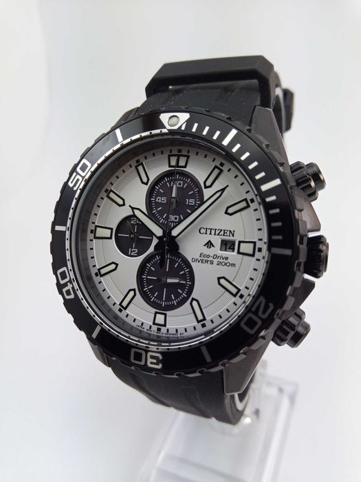 Японские мужские 200м дайверские часы - Citizen Eco-Drive CA0825-05A
