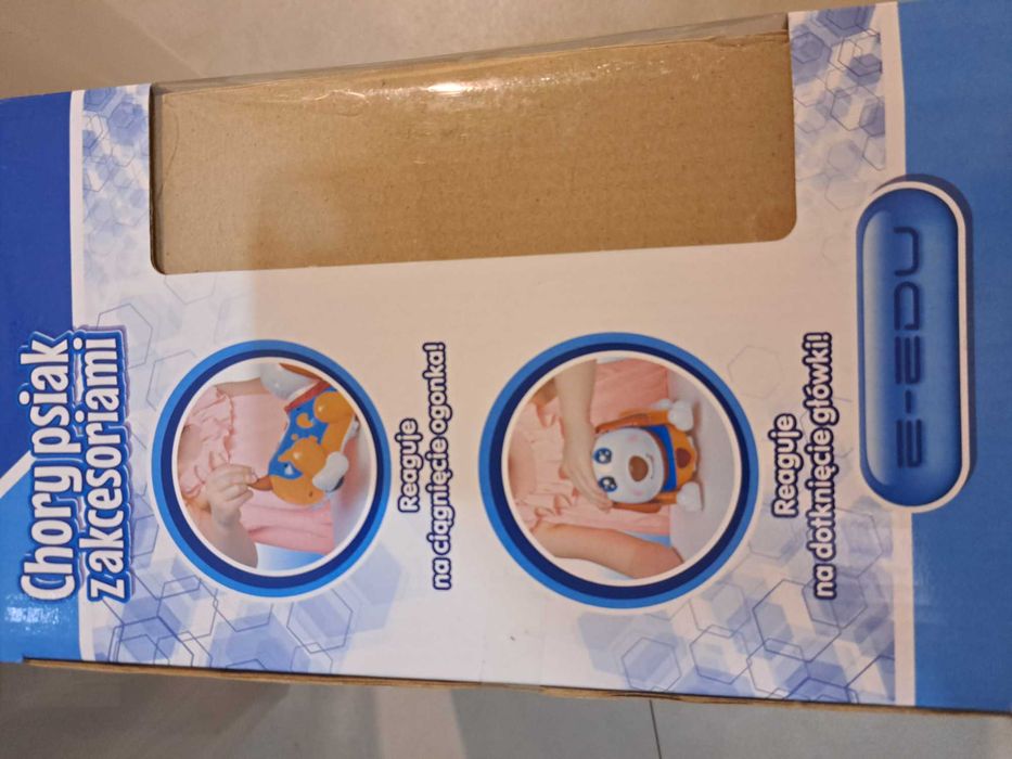 Chory Piesek interaktywna zabawka, w oryginalnym pudełku.