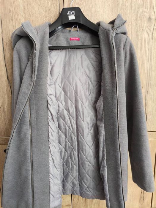 Płaszcz ciążowy HappyMum r.L jesienno-zimowy