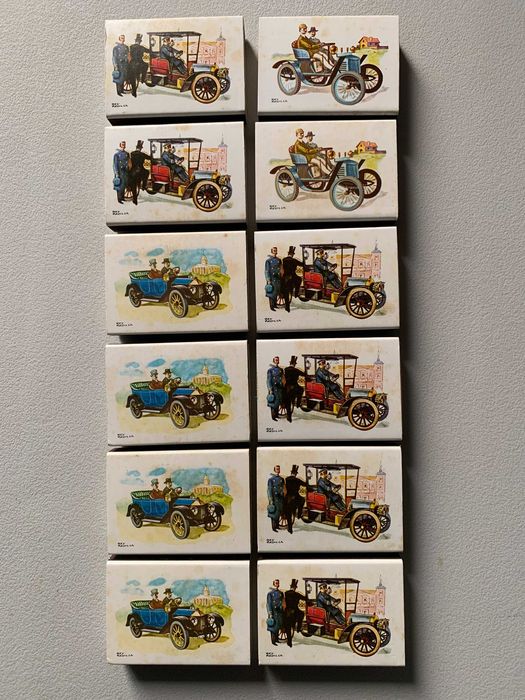 Conjunto de 12 Carteiras de Fósforos Antigas