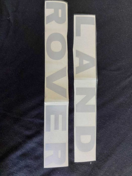 Lettering Land Rover 3D