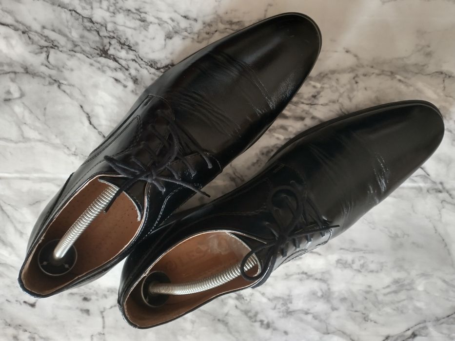 Męskie eleganckie mokasyny. Lasocki. Rozmiar 44.