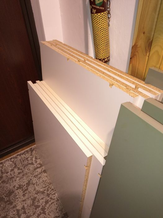 Drzwiczki IKEA do szafek np. kuchennych z rączkami i zawiasami, półki