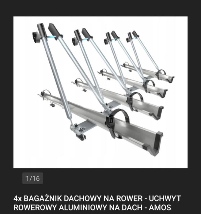 Sprzedam nowy bagażnik dachowy na rowery