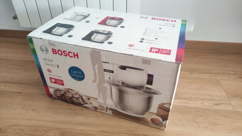 Robô de Cozinha BOSCH MUMS2EW40 Série 2 MUM, NOVO, garantia