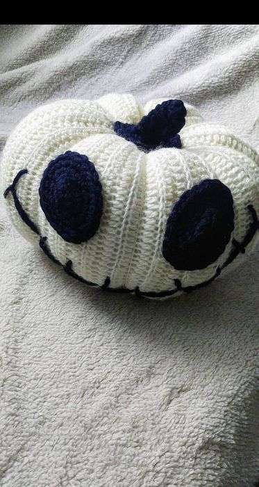 Dynia halloween ozdobna ręcznie robiona