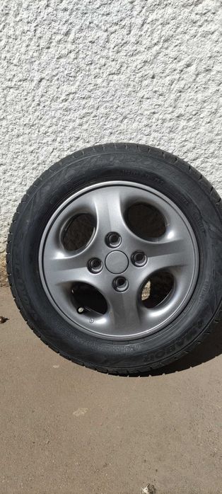 Jantes 13 pintadas de novo em cinza rato  tuingo pneus novos