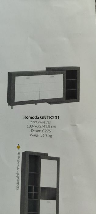 Komoda z kolekcji kazbek z Agata meble