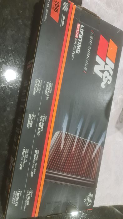 Filtros K&N NOVOS – Filtro de Ar (33-2888) + Filtro de Óleo (HP-7038)