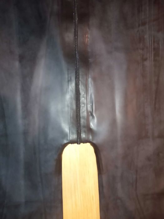 892/ OD RĘKI L Kombinezon suit latex lateks 0,4mm bez rękawów czarny