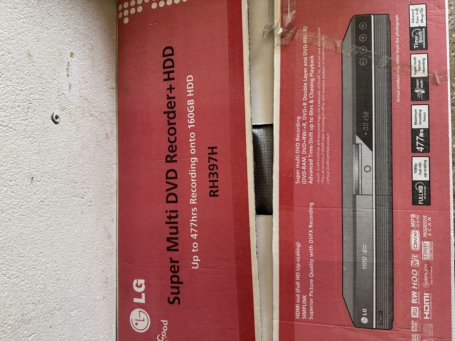 DVD LG novo ainda na caixa