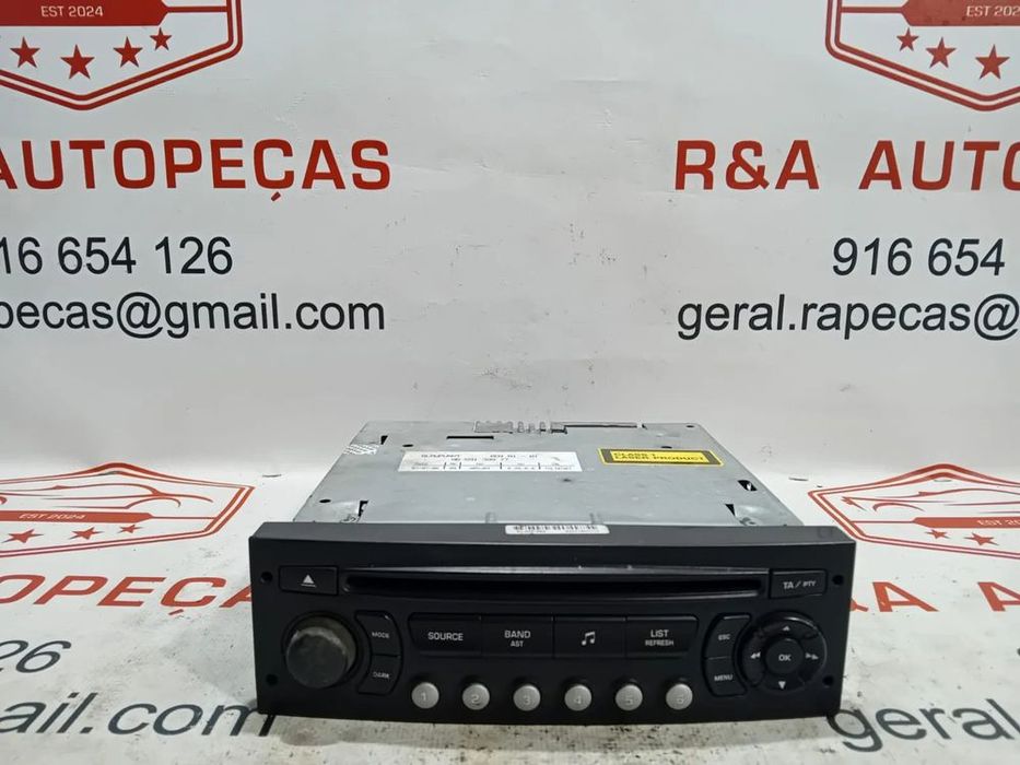 Auto Rádio Peugeot 307 Blaupunkt PSA 7645038392 Original