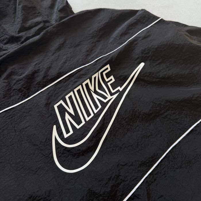 Вітровка Nike Logo Nylon Куртка Найк Чорна Осінь