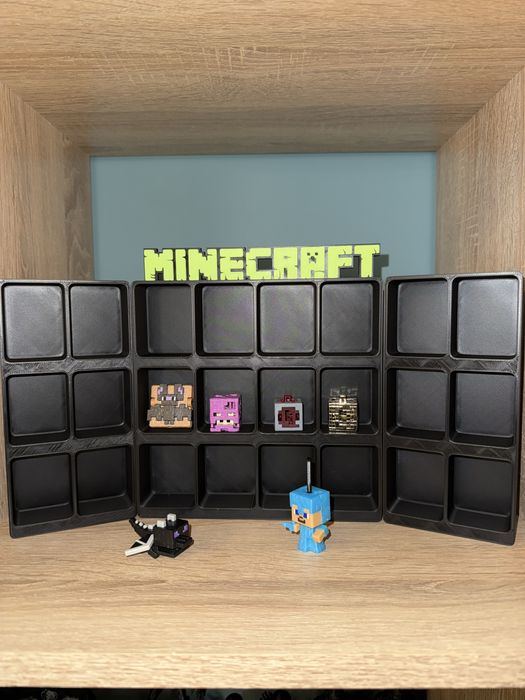 ‼️В НАЯВНОСТІ‼️ Поличка для фігурок майнкрафт, Підставка minecraft