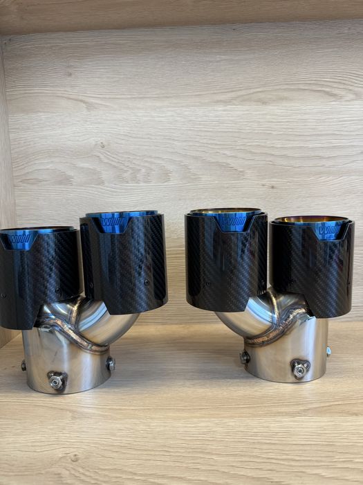 Tytanowe końcówki wydechu BMW