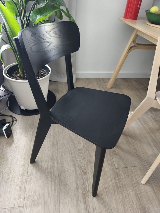 Krzesło IKEA LISABO czarne