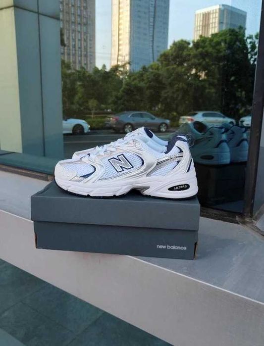 ButyDamskie New Balance 530_White_Silver_Navy_Uniseks R.38,5