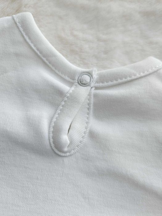 Sukienka bawełniana, tiulowa dla dziewczynki 74- 9miesiecy